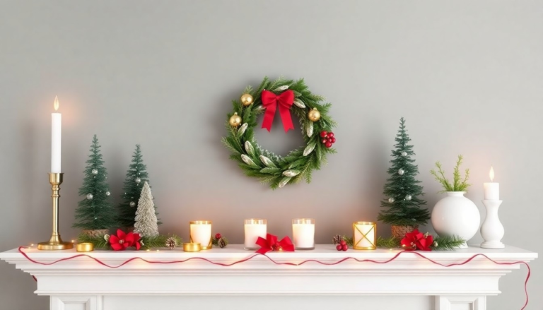 23 Christmas Mantle Decor Ideas