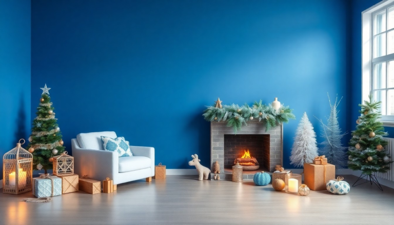 21 Blue Christmas Decor Ideas