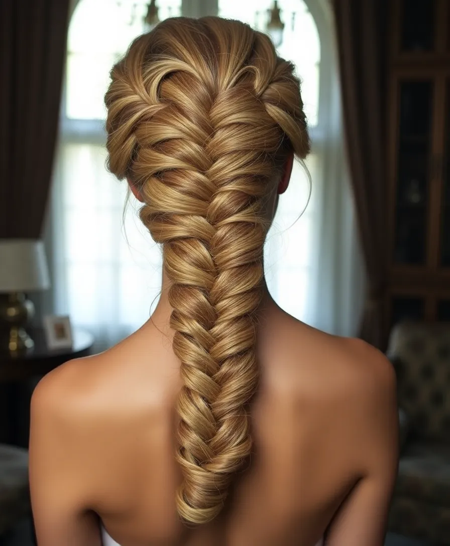 19 Gorgeous Dutch Braid Hairstyles That Will Turn Heads Everywhere! - 9. Fishtail Dutch Braid