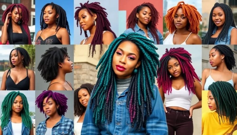 15 Stunning Hairstyles with Dyed Locs That’ll Turn Heads Everywhere!