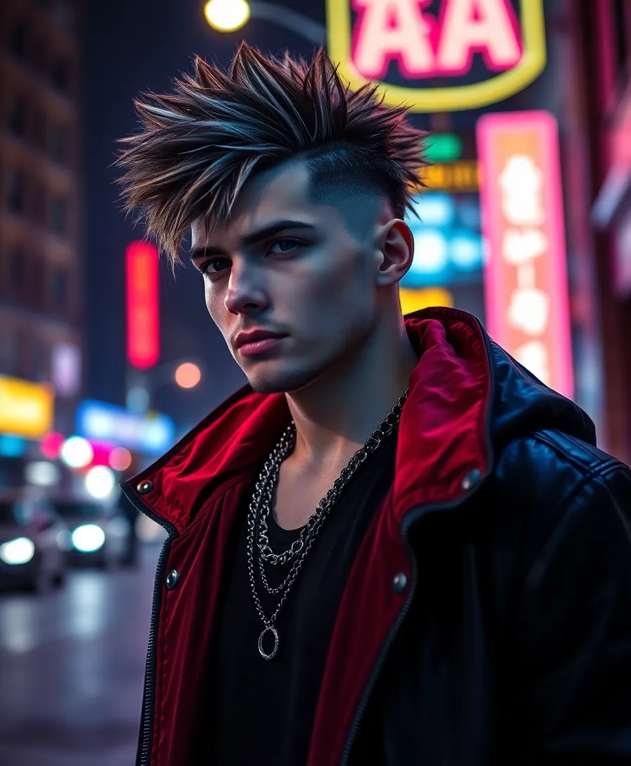 20 Stylish Men’s Wolf Style Cut Ideas That Will Turn Heads Everywhere! - 16. The Edgy Wolf Cut