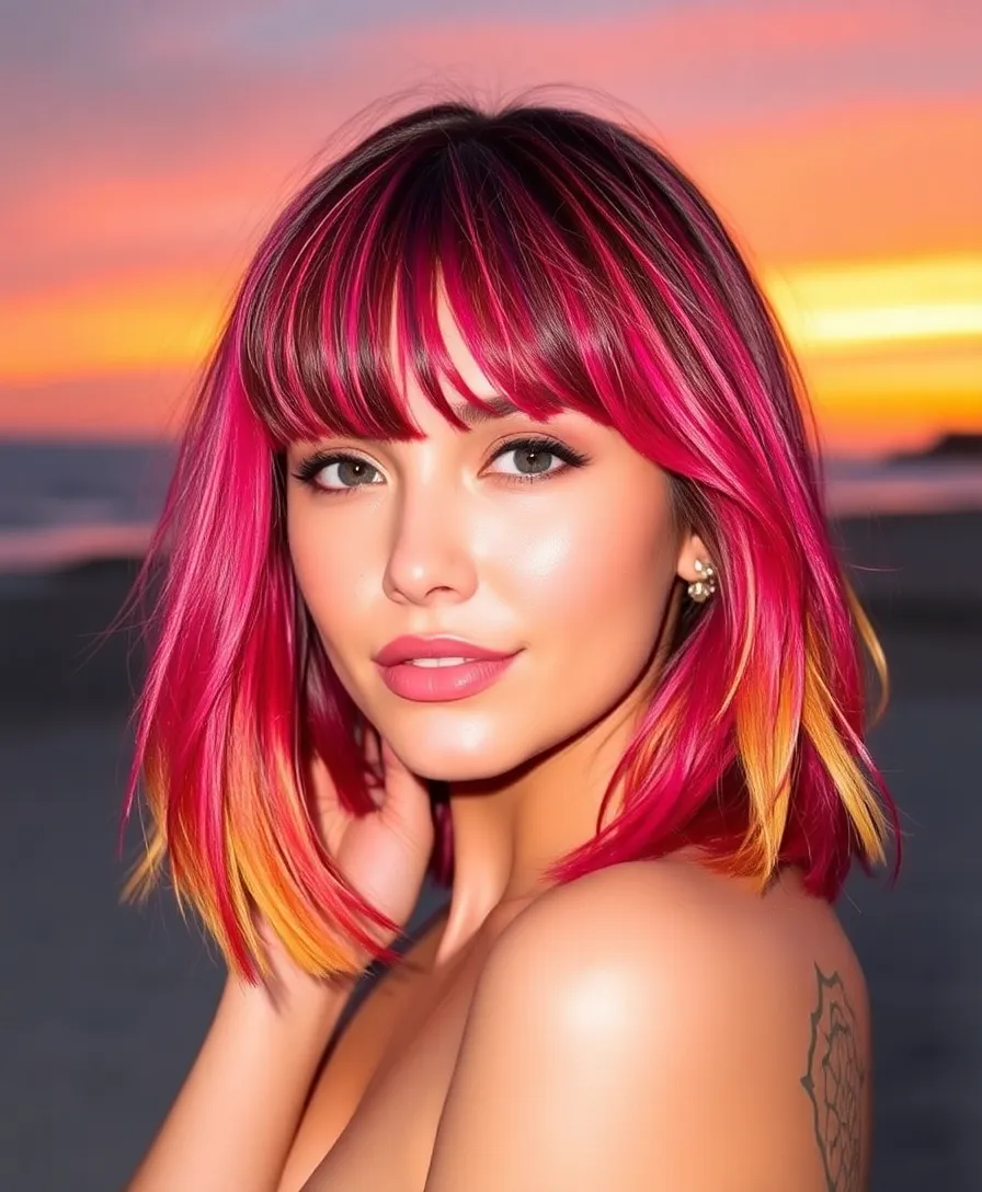 15 Stunning Hair Bangs Styles You Need to Try (Wait Until You See #8!) - 14. Ombre Bangs