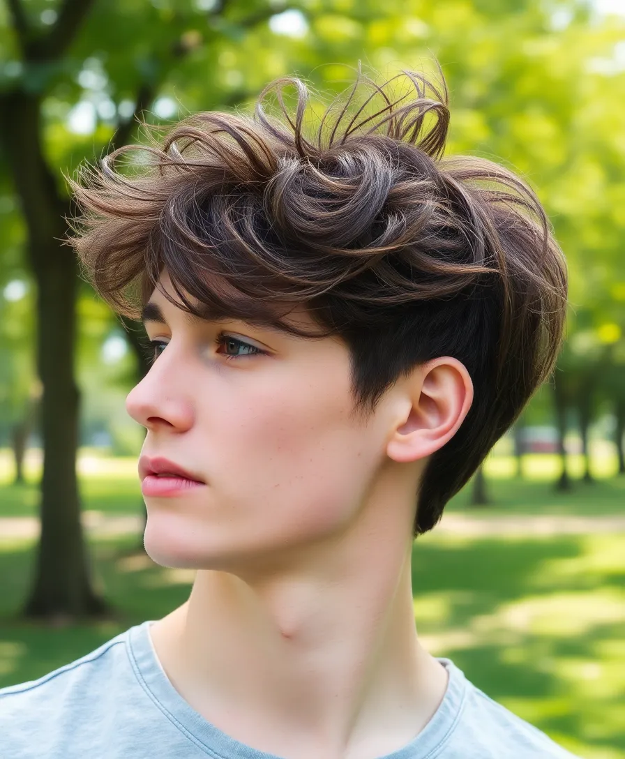 15 Stylish Korean Hairstyles for Men That Will Turn Heads! - 3. The Messy Textured Crop