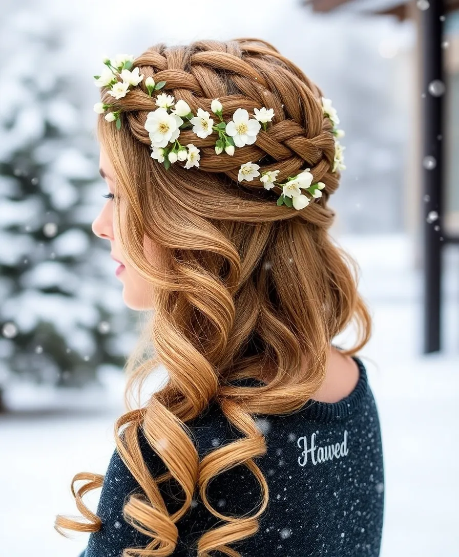 25 Christmas Hairstyles That Will Make You the Star of Every Holiday Party! - 5. Braided Crown