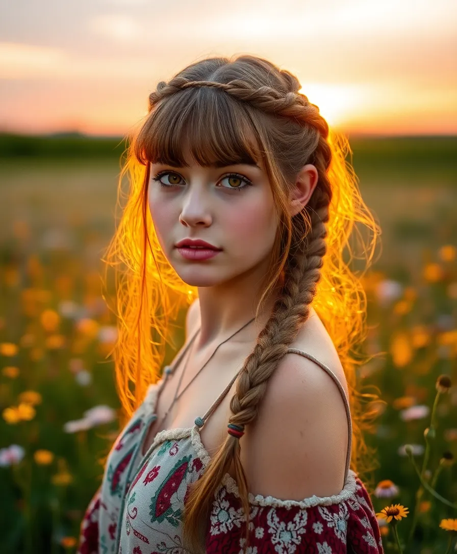 15 Stunning Hair Bangs Styles You Need to Try (Wait Until You See #8!) - 15. Braided Bangs