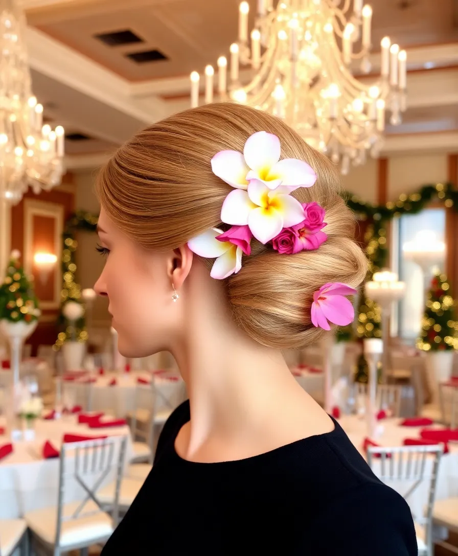 25 Christmas Hairstyles That Will Make You the Star of Every Holiday Party! - 13. Elegant French Twist