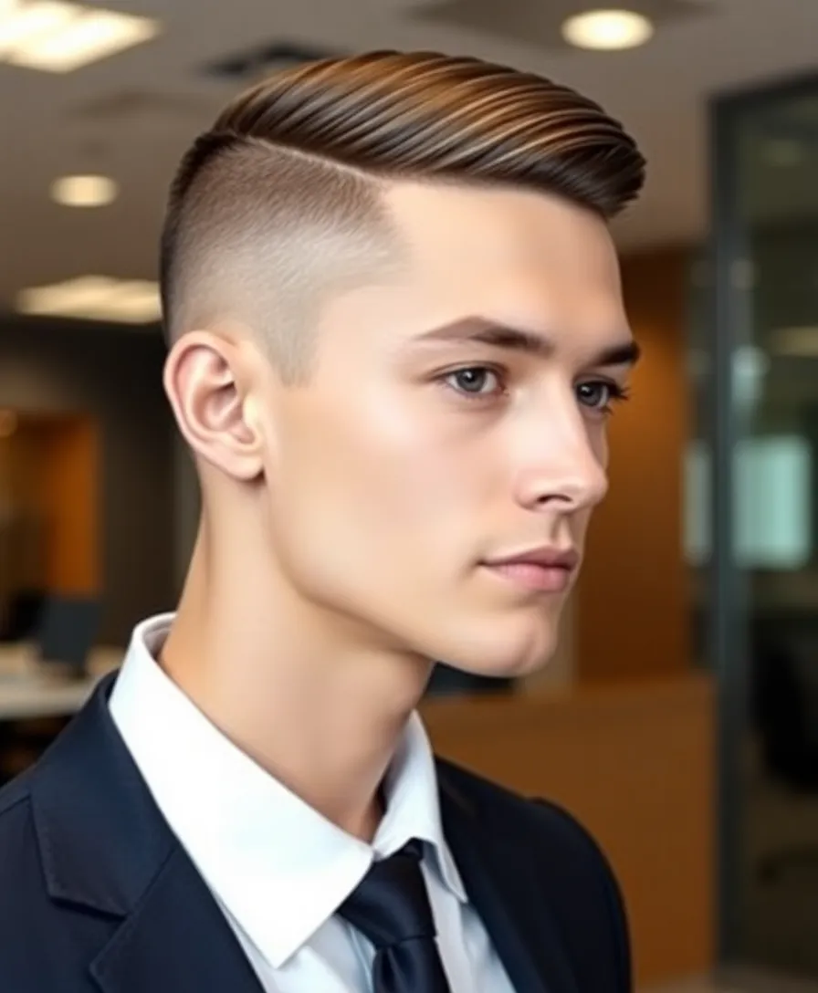 20 Edgy Side-Shaved Hairstyles That Will Turn Heads! - 9. Sleek and Straight