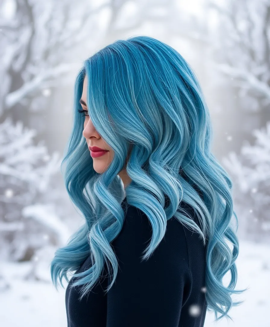 16 Gemini Hair Color Ideas That Will Make You Stand Out (Especially #5!) - 14. Icy Blue