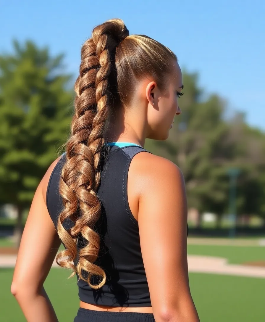 15 Twisted Swirl Cornrow Hairstyles That Will Turn Heads Everywhere! - 7. Twisted Swirl Ponytail