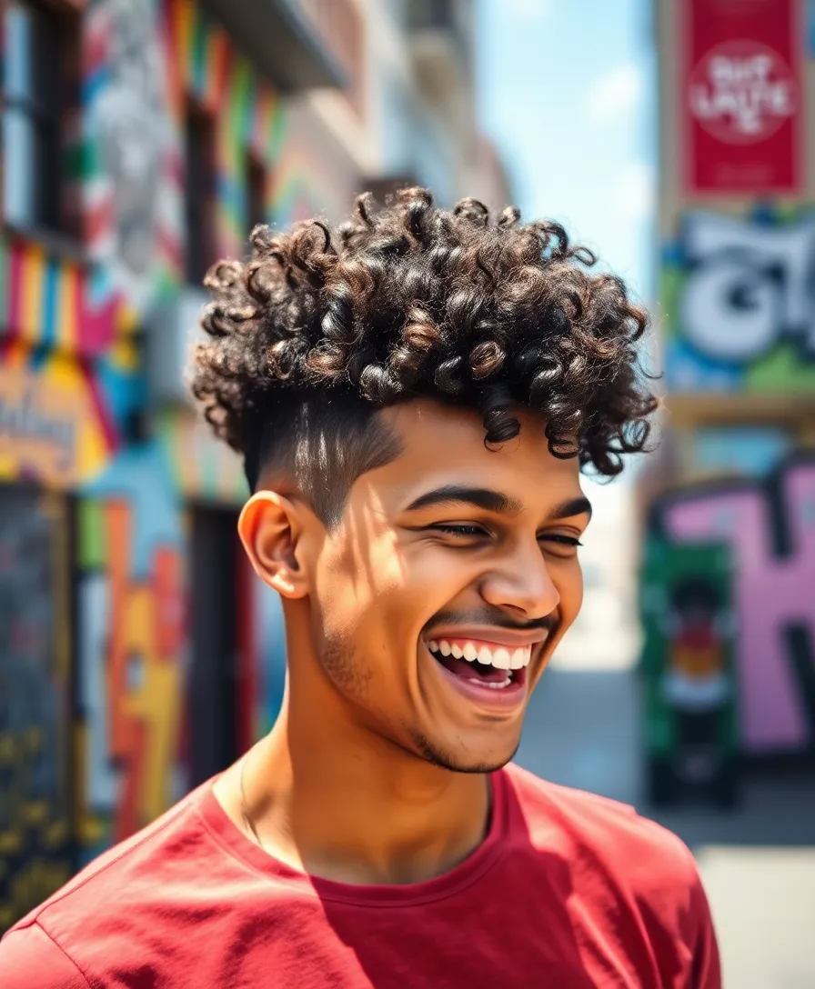 15 Stylish Korean Hairstyles for Men That Will Turn Heads! - 7. The Curly Top