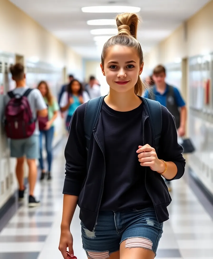 15 Quick and Cute Hairstyles for School That'll Make You the Trendsetter! - 3. Sleek High Ponytail