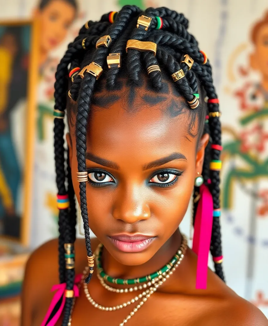 15 Mesmerising Fulani Braids You'll Want to Try ASAP! - 12. Fulani Braids with Accessories