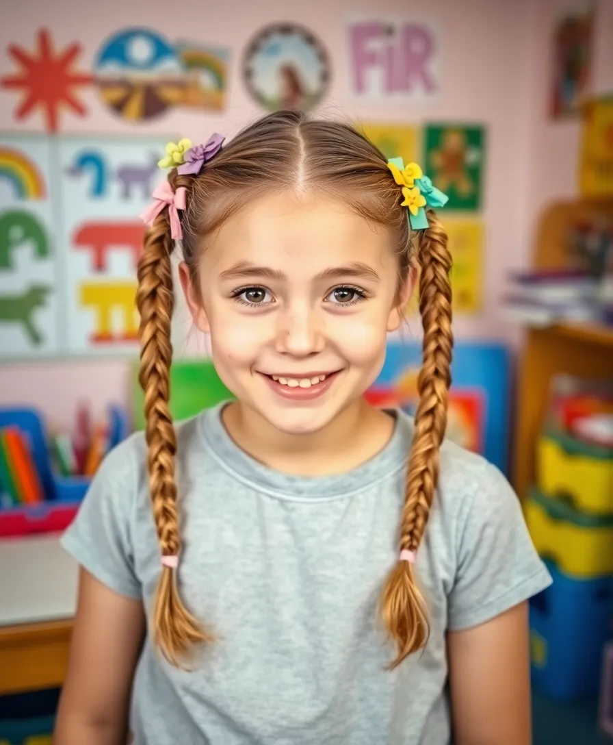 15 Quick and Cute Hairstyles for School That'll Make You the Trendsetter! - 5. Twisted Pigtails