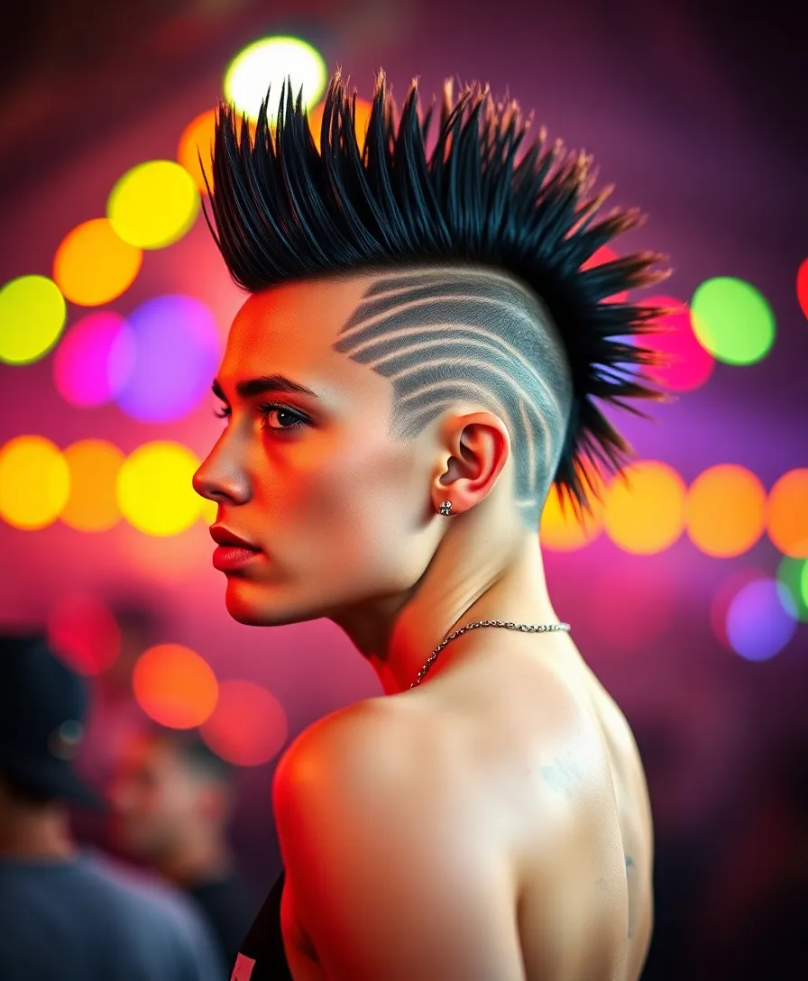 20 Edgy Side-Shaved Hairstyles That Will Turn Heads! - 7. Mohawk-Inspired Side Shave