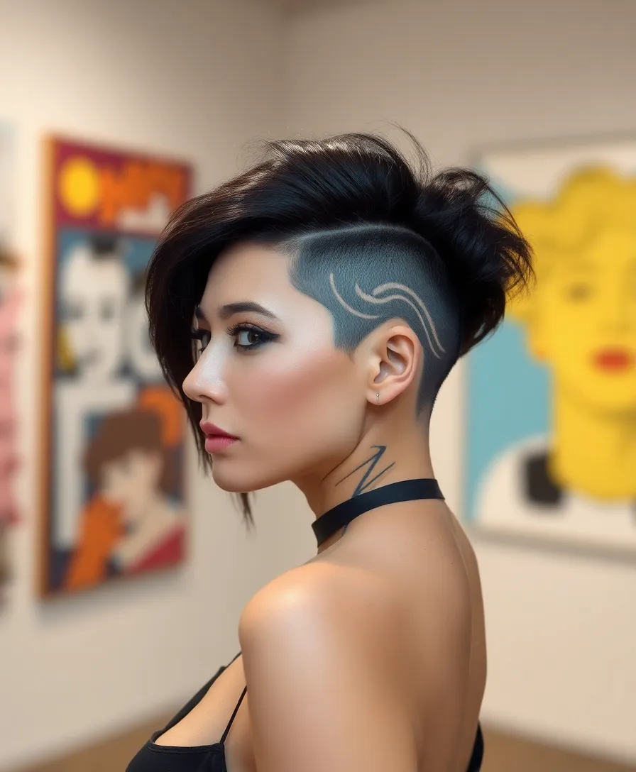 15 Stunning Korean Hairstyles for Women That'll Make Heads Turn! - 15. Asymmetrical Cut with Undercut