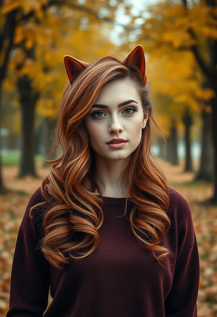 25 Fiery Red Wolf Cut Ideas That'll Make You the Talk of the Town! - 7. Copper Toned Wolf Cut