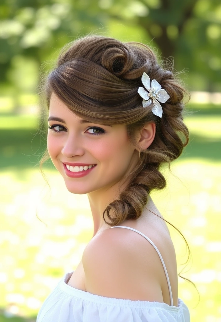 25 Chic and Classy Hairstyles for Women With Long Hair - 5. Half-Up, Half-Down Style