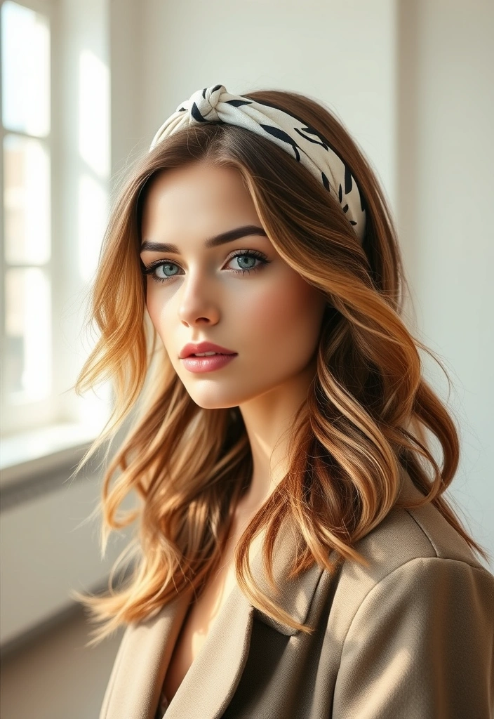 26 Elegant Hairstyles for Wavy Hair That Will Turn Heads! - 19. Soft Waves with a Headband