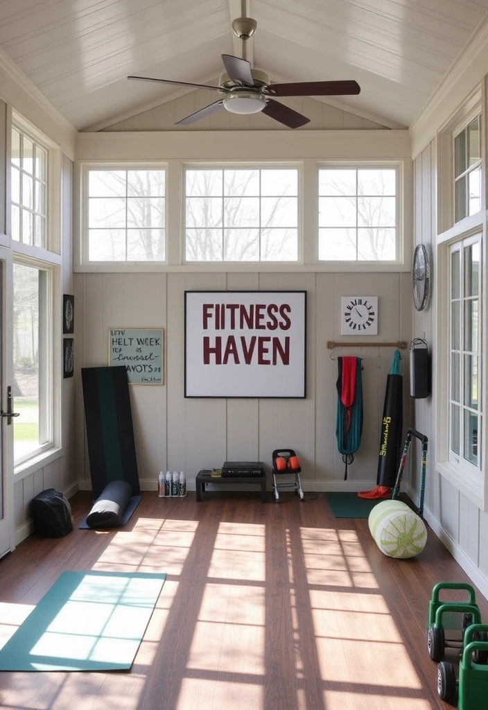 25 Screened in Porch Plans Ideas You'll Wish You Knew Sooner! - 19. Fitness Haven