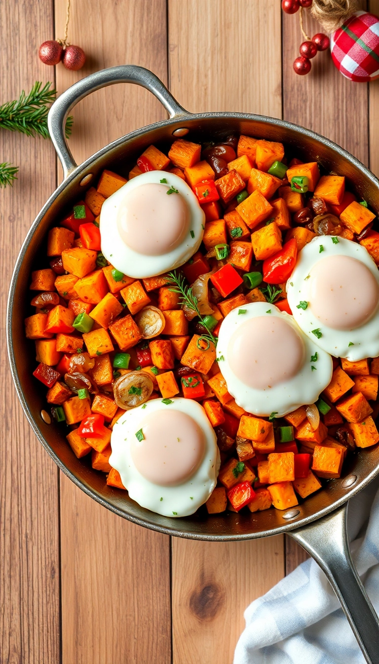 21 Christmas Brunch Ideas That Will Make Your Holiday Morning Magical! - 17. Sweet Potato Hash