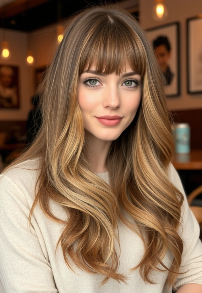 24 Stunning Haircuts for Long Haired Women That'll Make Everyone Turn Heads! - 4. Curtain Bangs with Long Layers