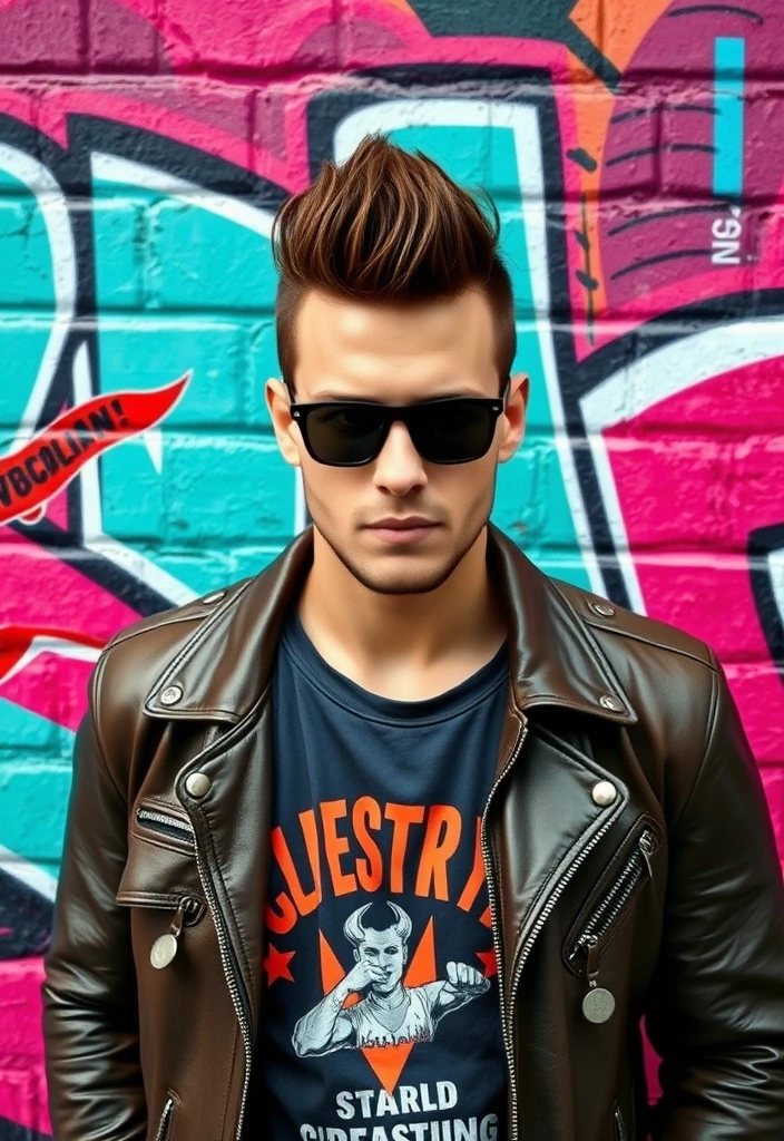 22 Dapper Hairstyles for Long-Haired Men That Will Turn Heads! - 6. The Rockabilly Quiff