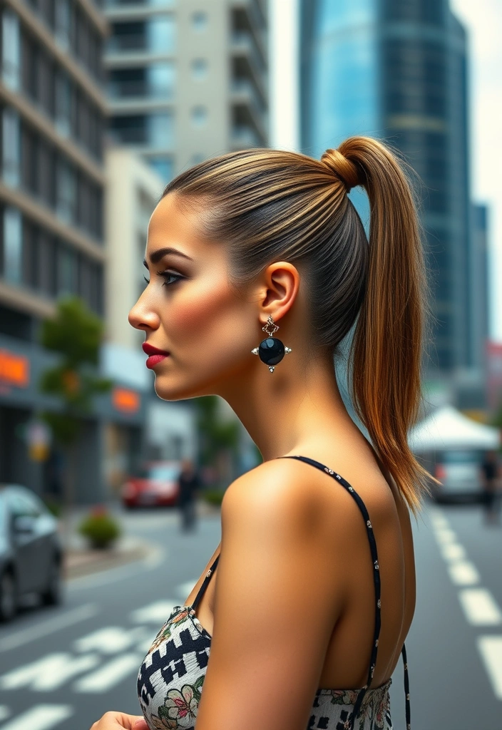 24 Summer Hair Trends for Women That Will Leave You Breathless! - 3. Sleek High Ponytail