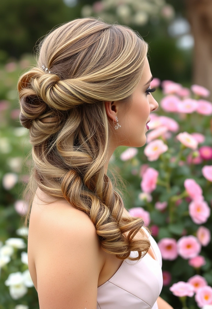 21 Stylish Haircuts for Women Over 50 That Will Make You Look Fabulous! - 15. Elegant Half-Updo