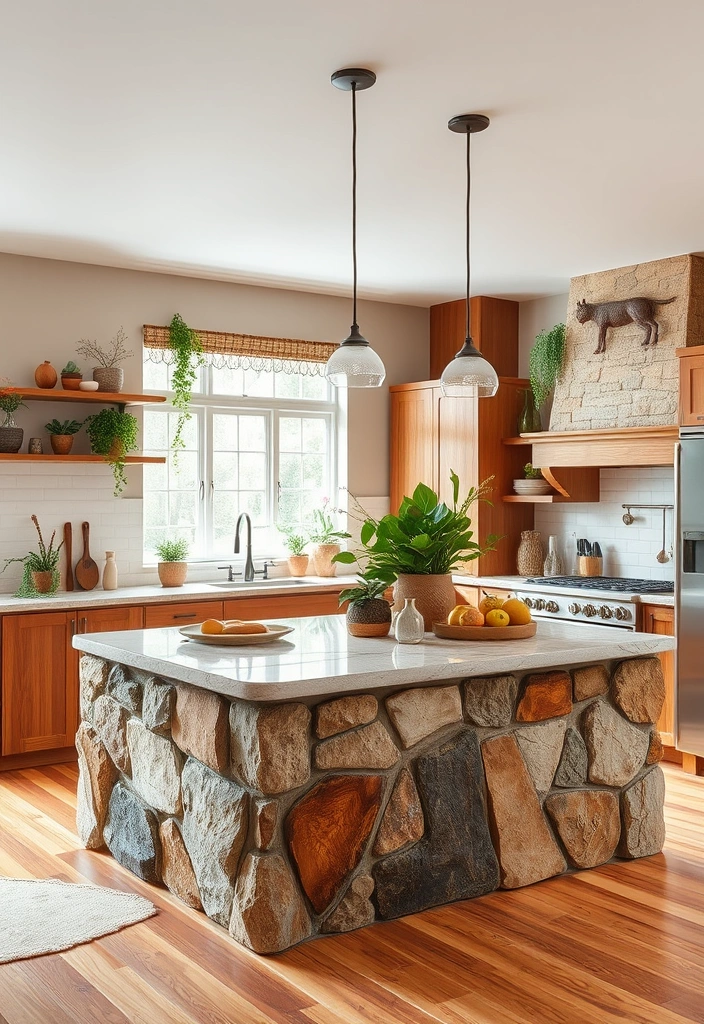 21 Unique Kitchen Island Ideas That Are Pure Genius in Style and Functionality (You Won't Believe #8!) - 11. The Outdoor-Inspired Island