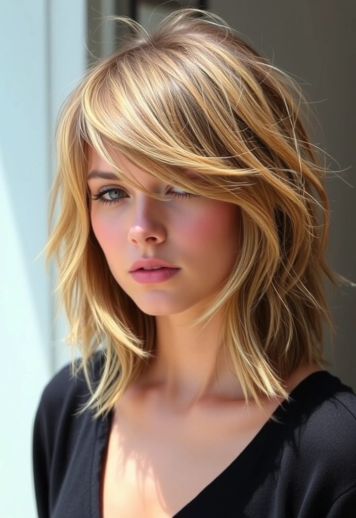 22 Short Haircuts That Flatter Chubby Faces Perfectly (You Won't Believe #15!) - 12. Choppy Layers