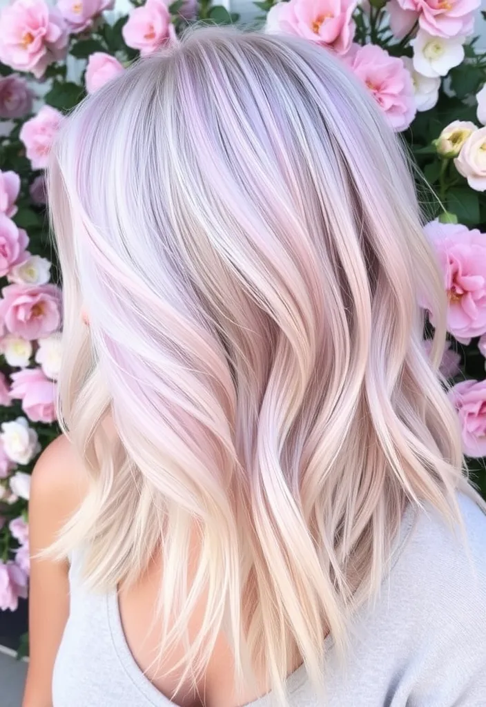 21 Balayage Wolf Cut Styles That Will Leave You Speechless! - 3. Subtle Pastel Balayage