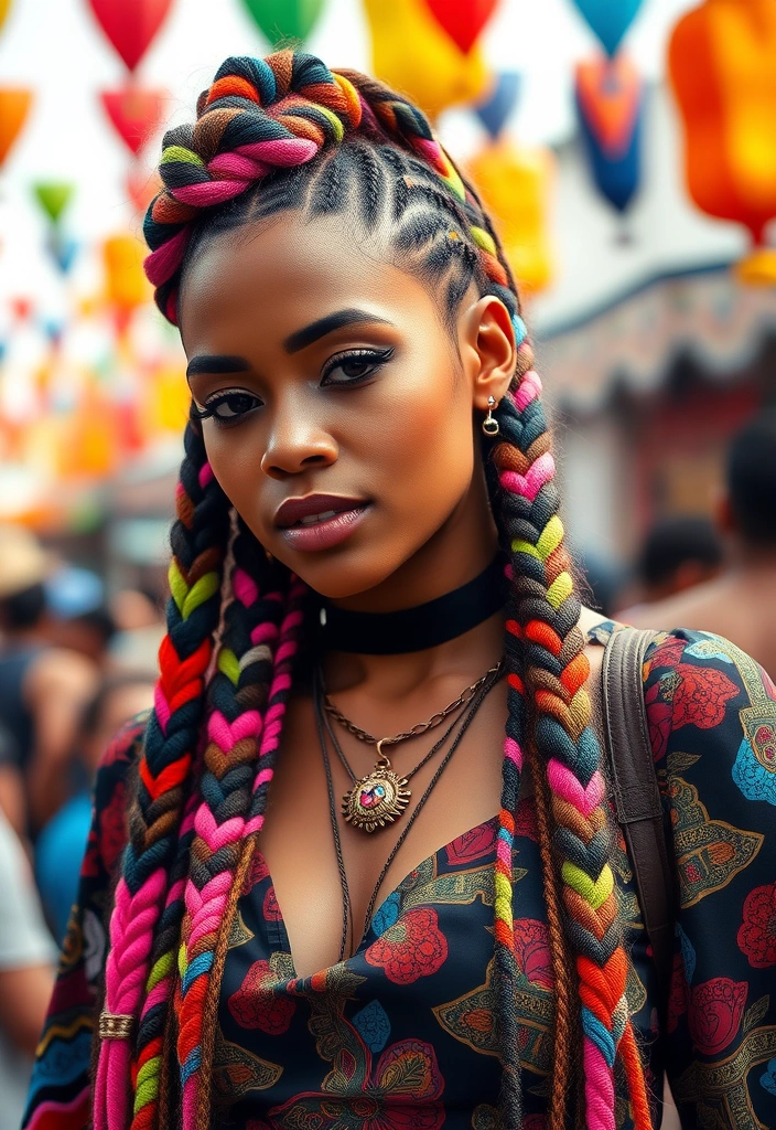 23 Stunning Hairstyles for Black Women That Will Turn Heads! - 17. Artistic Braids