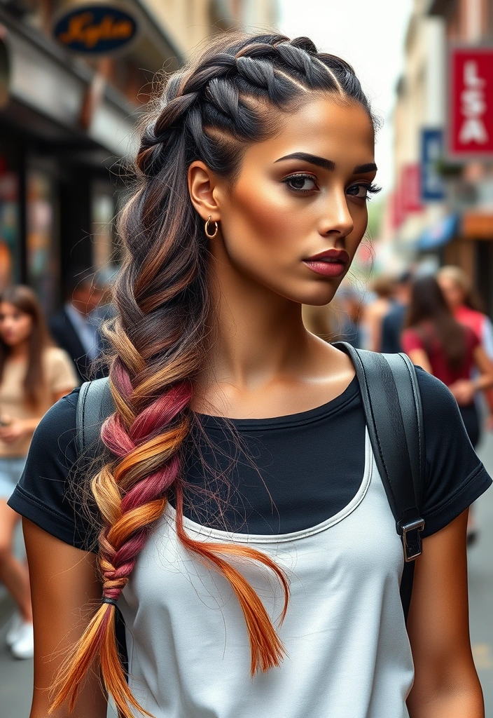 22 Elegant and Stylish Braid Hairstyles That Will Turn Heads! - 21. Ombre Braid