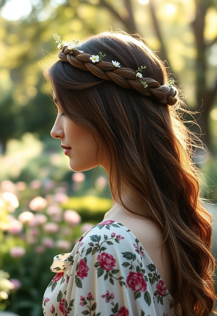 25 Stunning Homecoming Hairstyles That Will Turn Heads (Get Ready for Compliments!) - 2. Boho Braided Crown