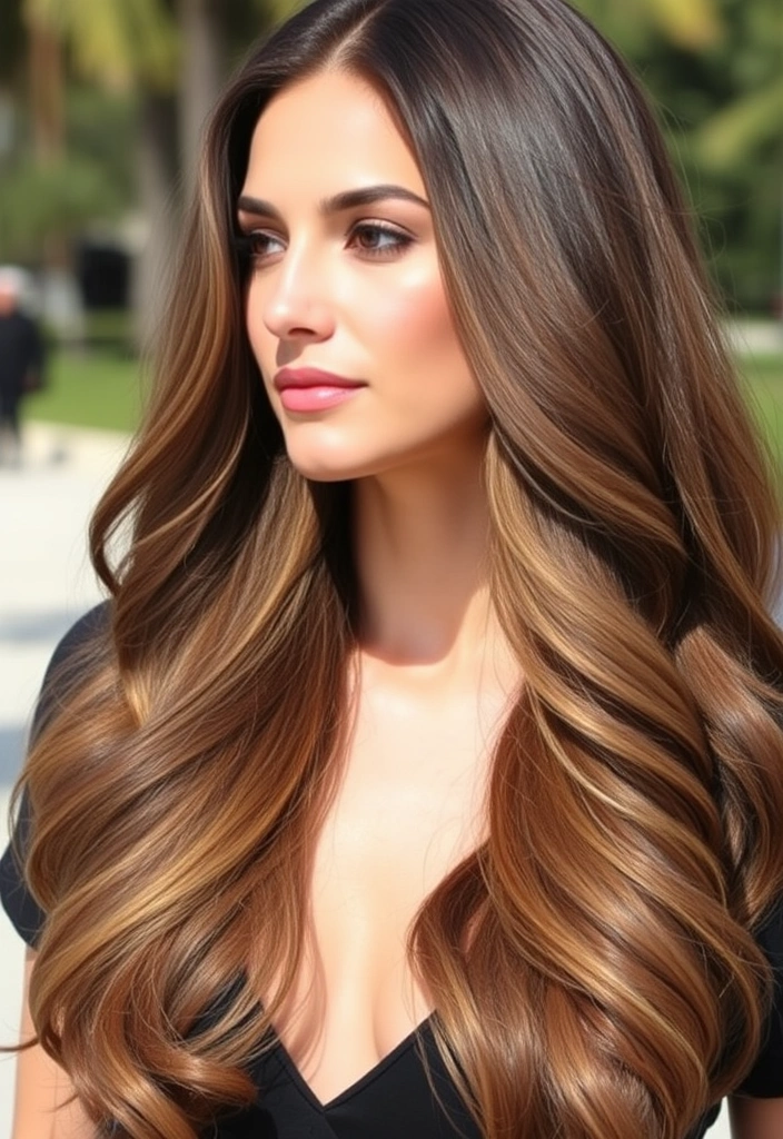 21 Stunning Brown Sugar Hair Shades That'll Make You Want to Book Your Next Salon Appointment! - 1. Classic Brown Sugar Ombre