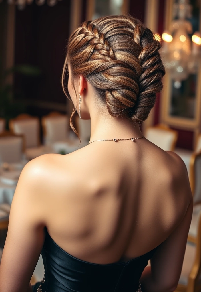 22 Elegant and Stylish Braid Hairstyles That Will Turn Heads! - 11. Braided Updo