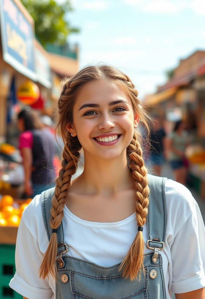 25 Chic and Classy Hairstyles for Women With Long Hair - 23. Front-Row Braid