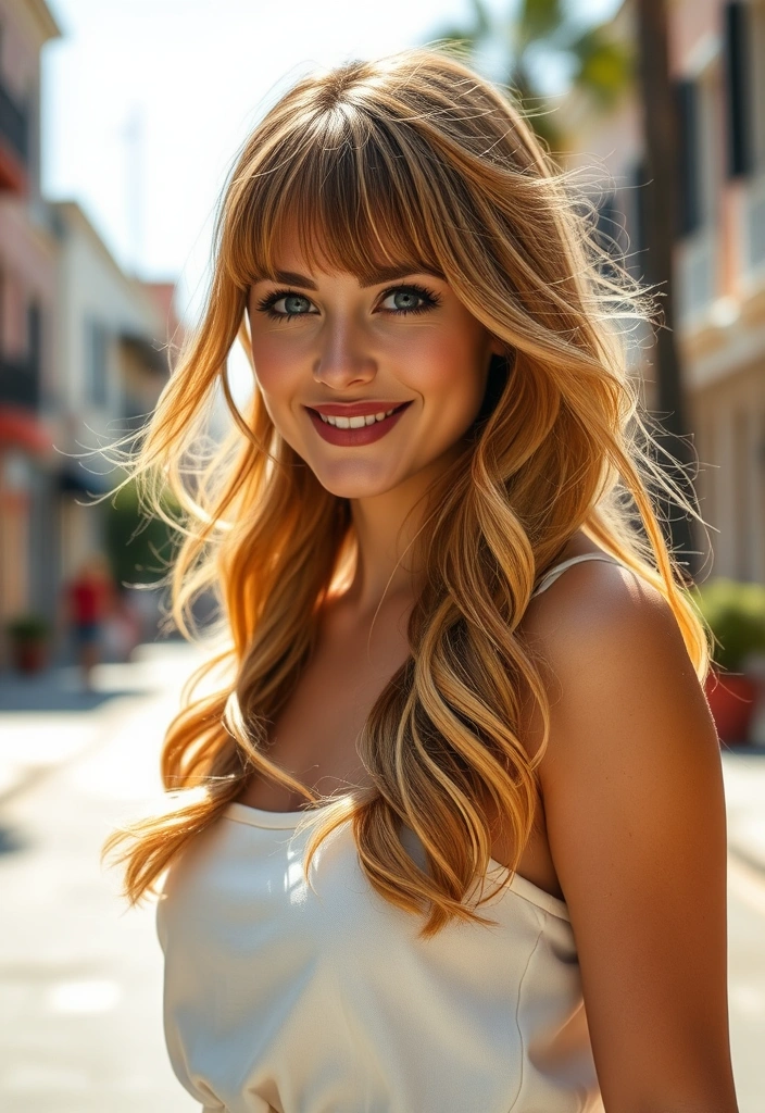 24 Summer Hair Trends for Women That Will Leave You Breathless! - 19. Soft Waves with Bangs