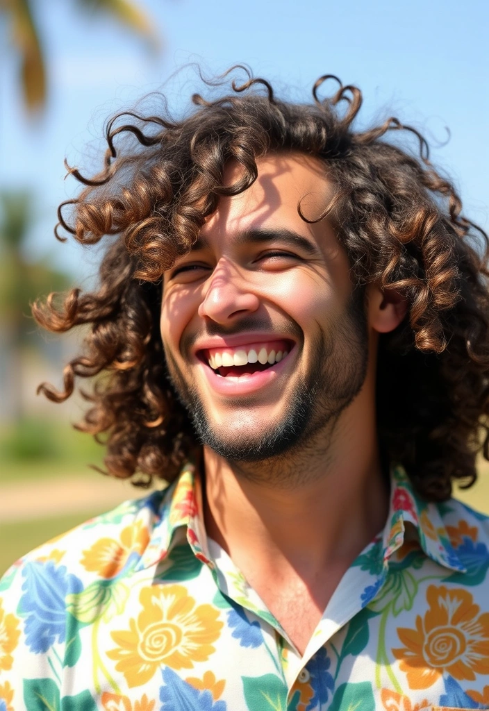 22 Dapper Hairstyles for Long-Haired Men That Will Turn Heads! - 11. The Curly Long Locks