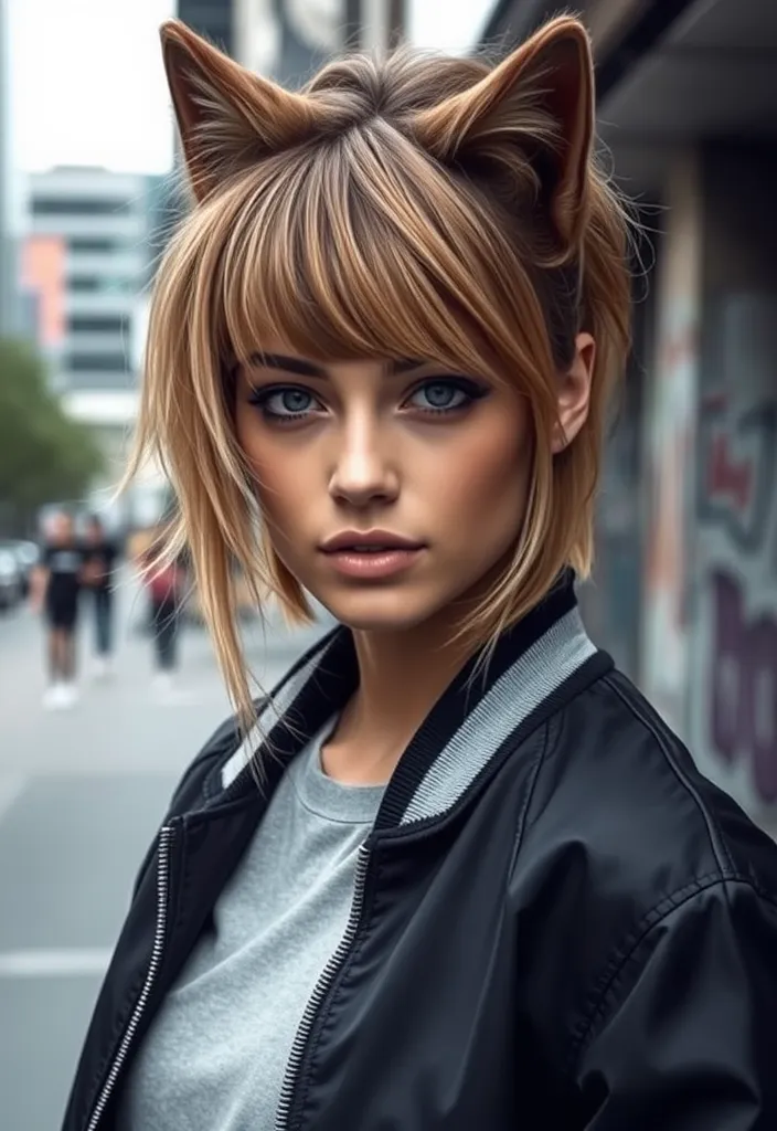 25 Trendy Pixie Wolf Cut Styles You Won't Believe Exist (Number 10 Is a Game Changer!) - 7. Wolf Cut with Bangs