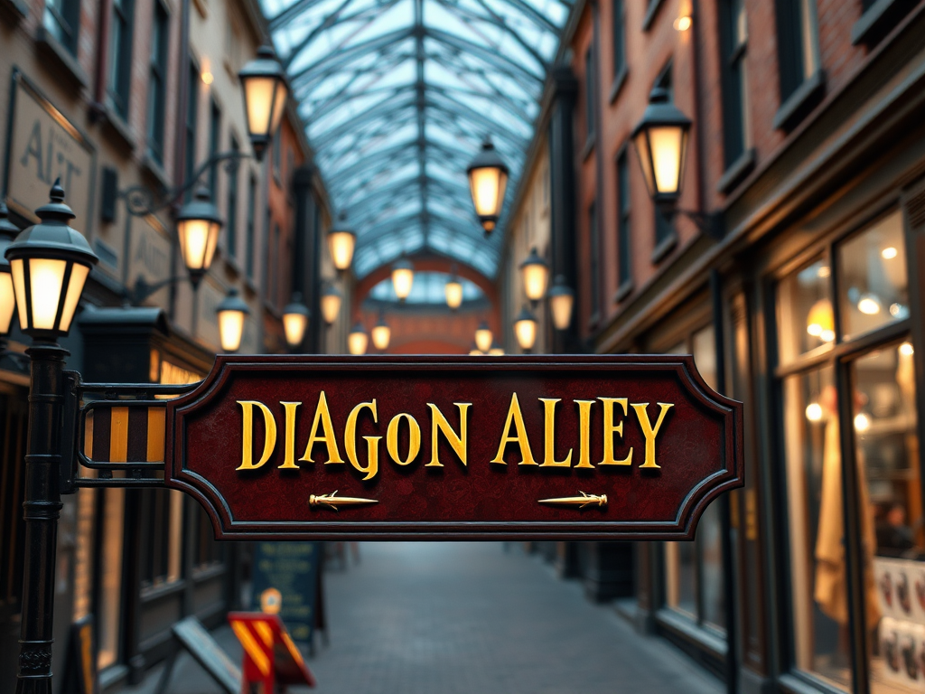 Image for Diagon Alley Sign