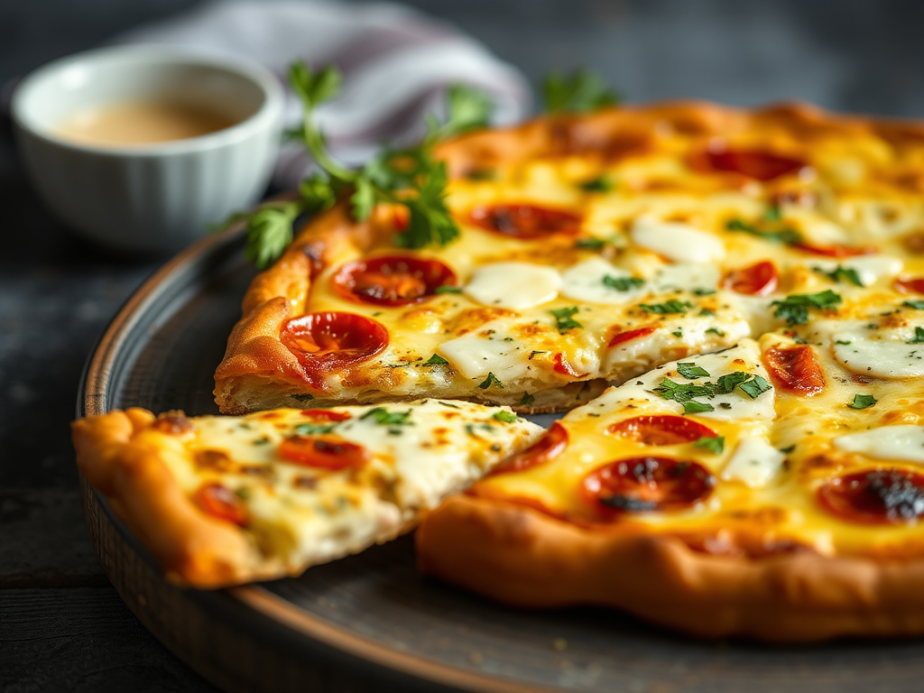 Image for Artichoke and Sun-Dried Tomato Frittata with Parmesan Cheese: