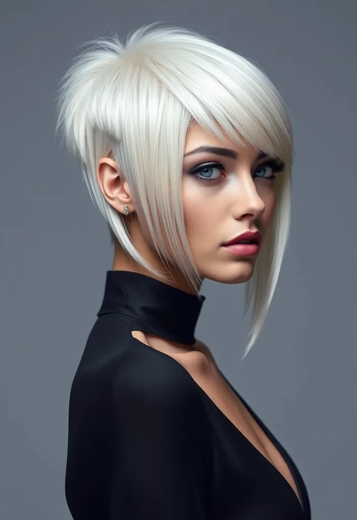 22 Stunning Blonde Wolf Cut Ideas That'll Make Heads Turn! - 3. Platinum Perfection