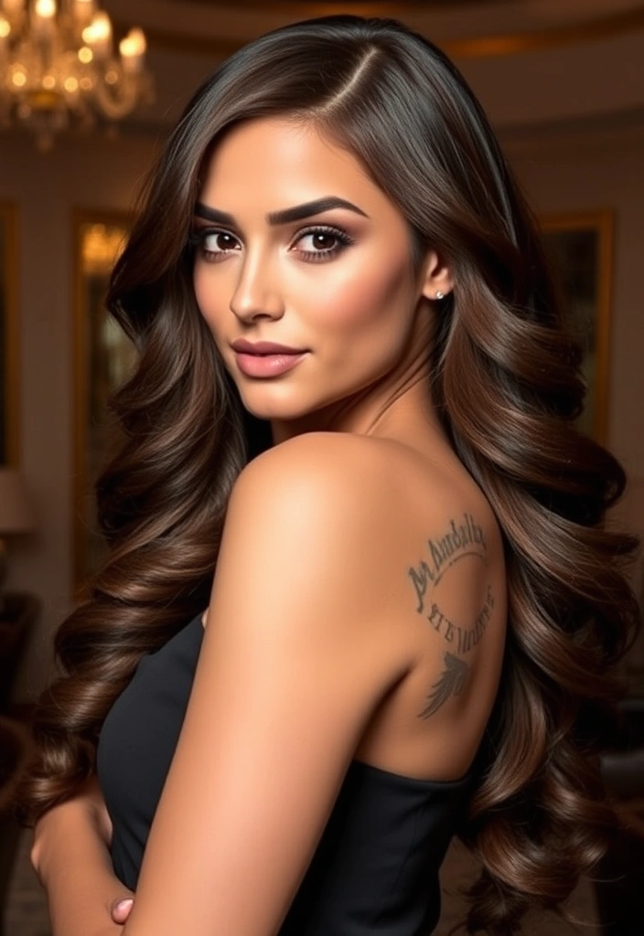 24 Stunning Haircuts for Long Haired Women That'll Make Everyone Turn Heads! - 19. Long Hair with a Deep Side Part