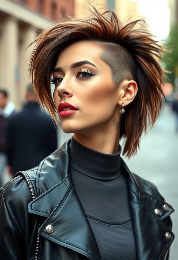 21 Stylish Haircuts for Women Over 50 That Will Make You Look Fabulous! - 18. Edgy Undercut