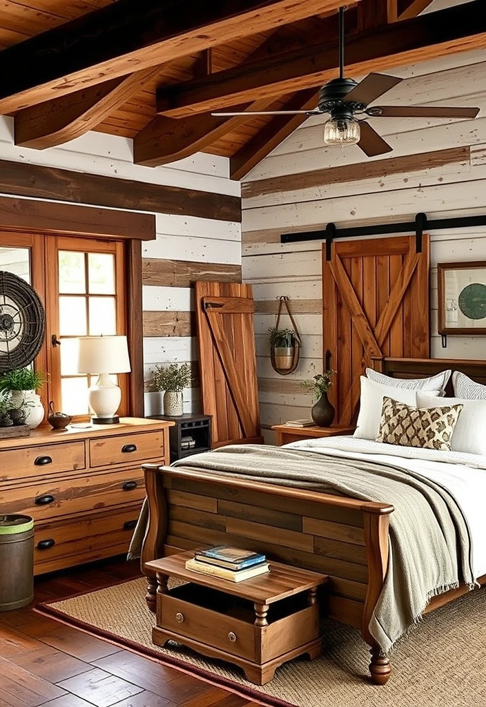 22 Awesome Teen Boy Bedroom Ideas Every Teenager Will Love! - 17. Rustic Farmhouse Retreat