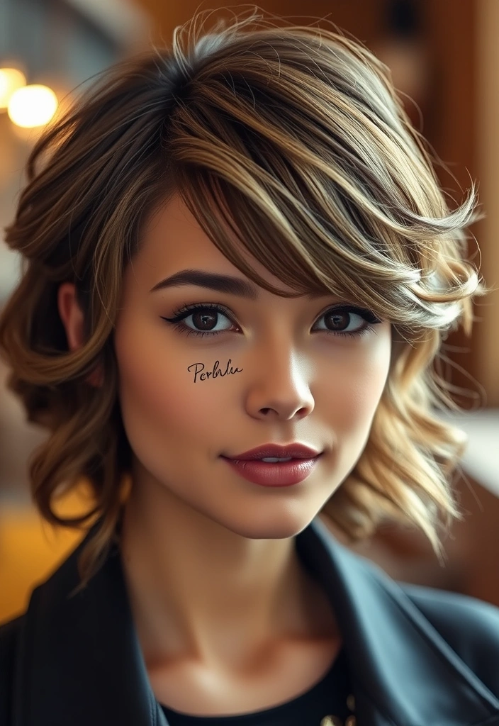 22 Short Haircuts That Flatter Chubby Faces Perfectly (You Won't Believe #15!) - 7. Layered Crop