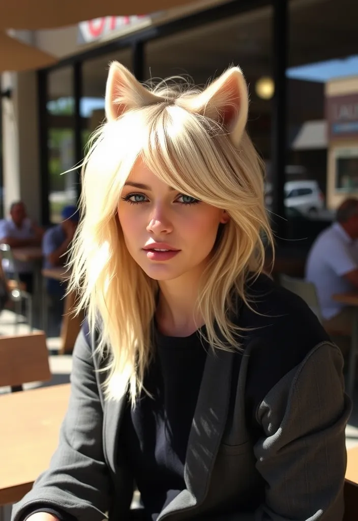 22 Stunning Blonde Wolf Cut Ideas That'll Make Heads Turn! - 19. Natural Balayage