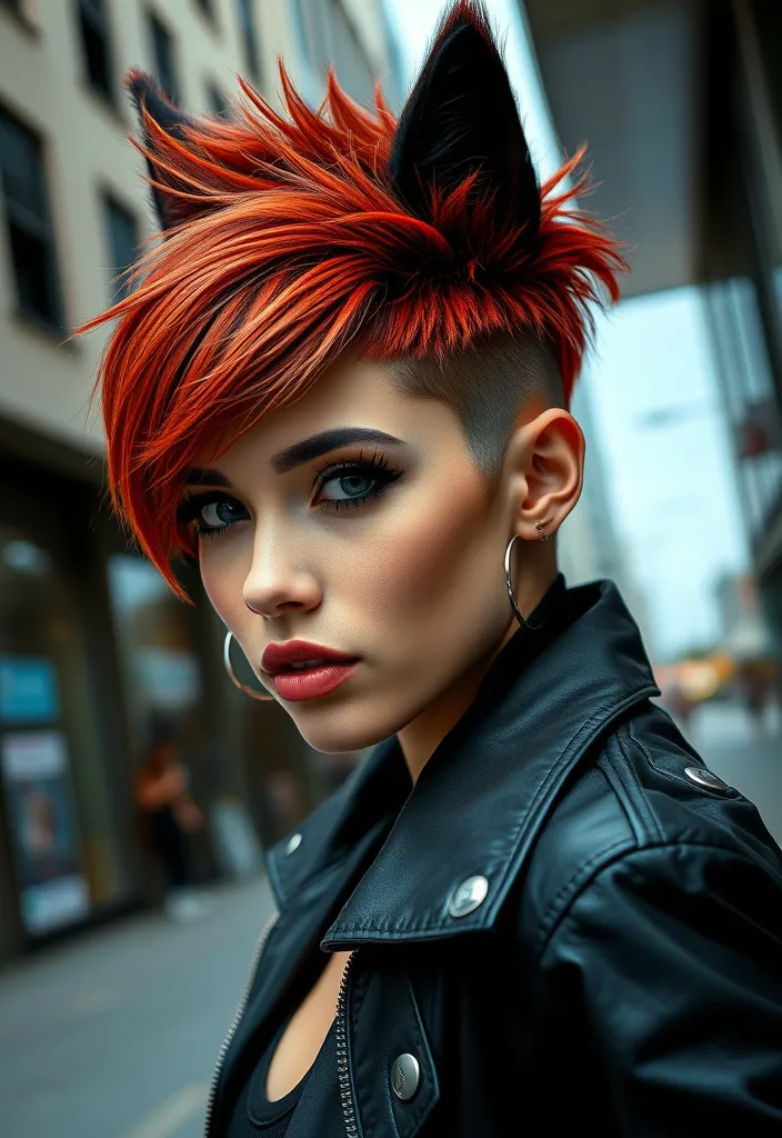 25 Fabulous Wolf Cut Styles to Rock This Season (You Won't Believe #12!) - 12. The Bold Wolf Cut