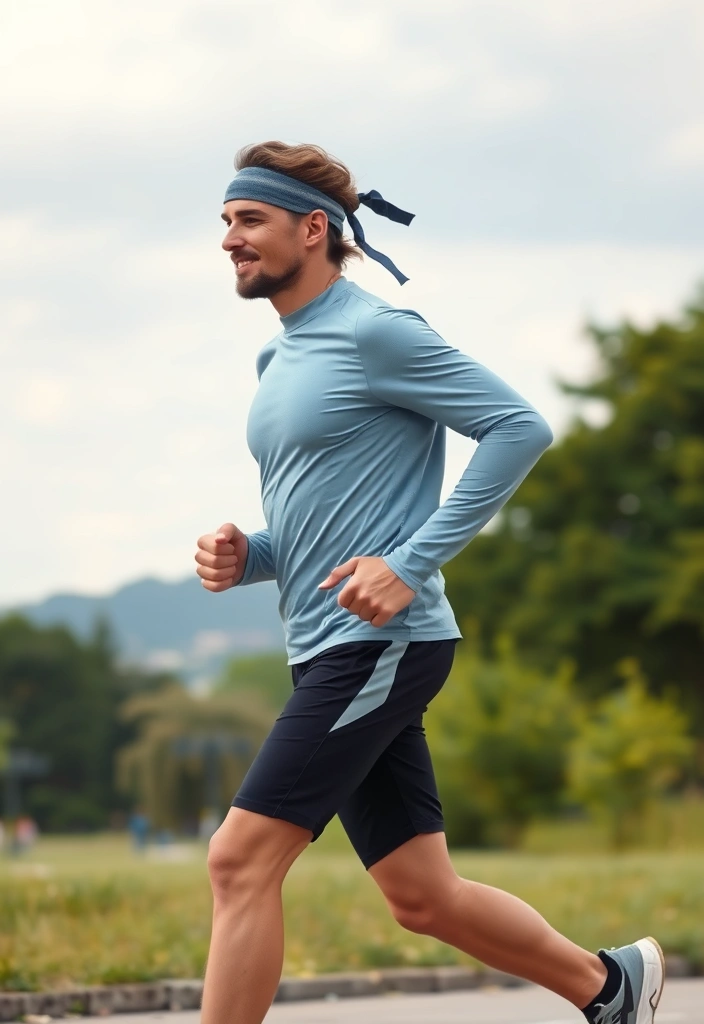 22 Dapper Hairstyles for Long-Haired Men That Will Turn Heads! - 20. The Sporty Long Hair with Headband